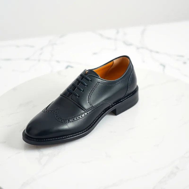 รองเท้า Navy Leather